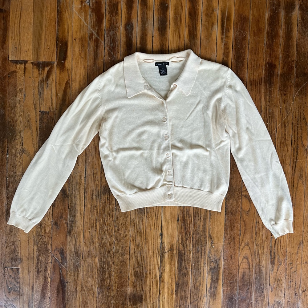 Light Yellow Collared Sweater